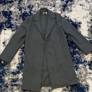 Boys gray pea coat